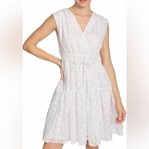 NWT Tommy Hilfiger White Sleeveless Midi Dress M/L
